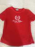 T-shirt damski Tommy Hilfiget czerwony