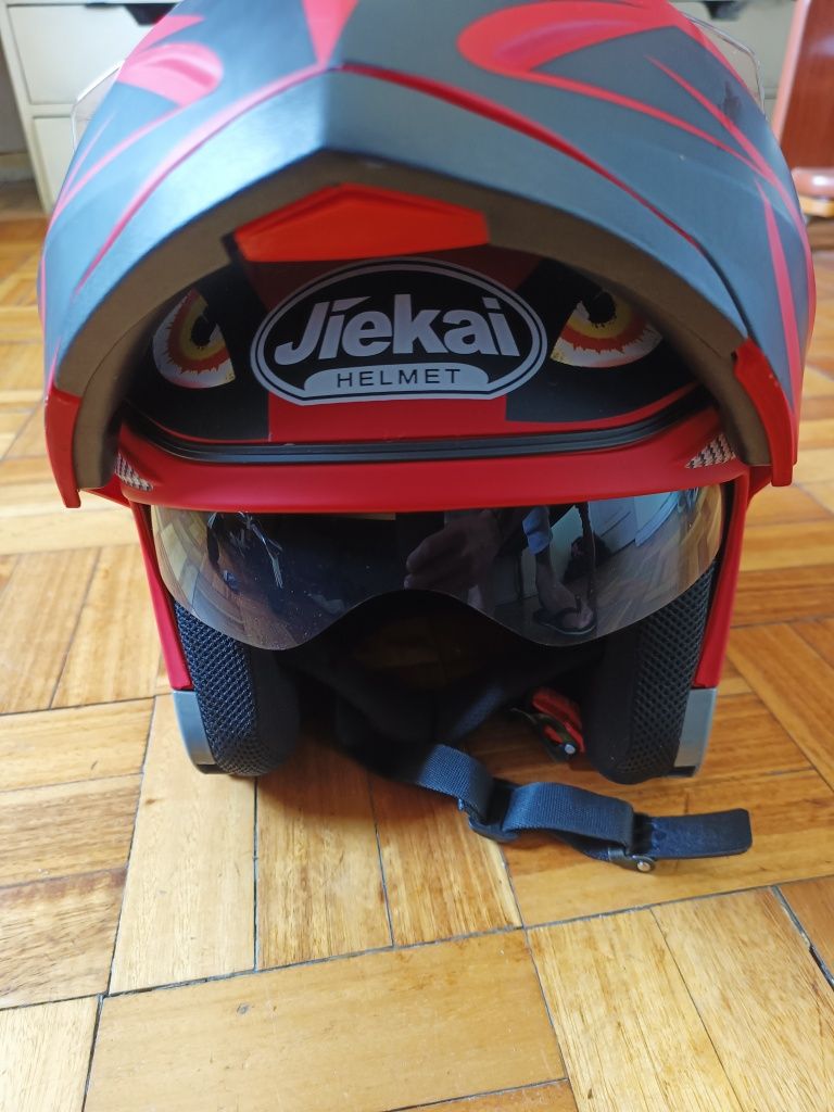 Capacete Jiekai Vermelho (L)