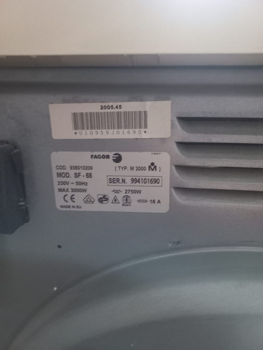 Maquina de secar roupa fagor,6kg
