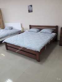 Кровать двуспальная односпальная из бука. Ліжко 90,120,140,160,180х200