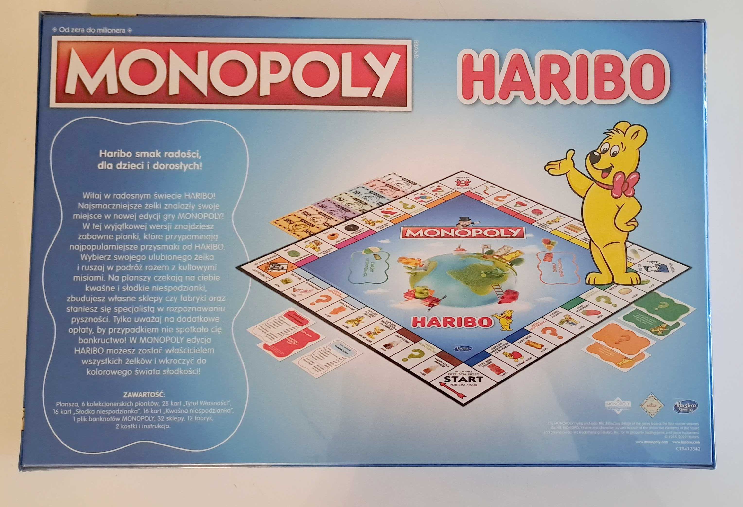 NOWA gra Monopoly Haribo prezent