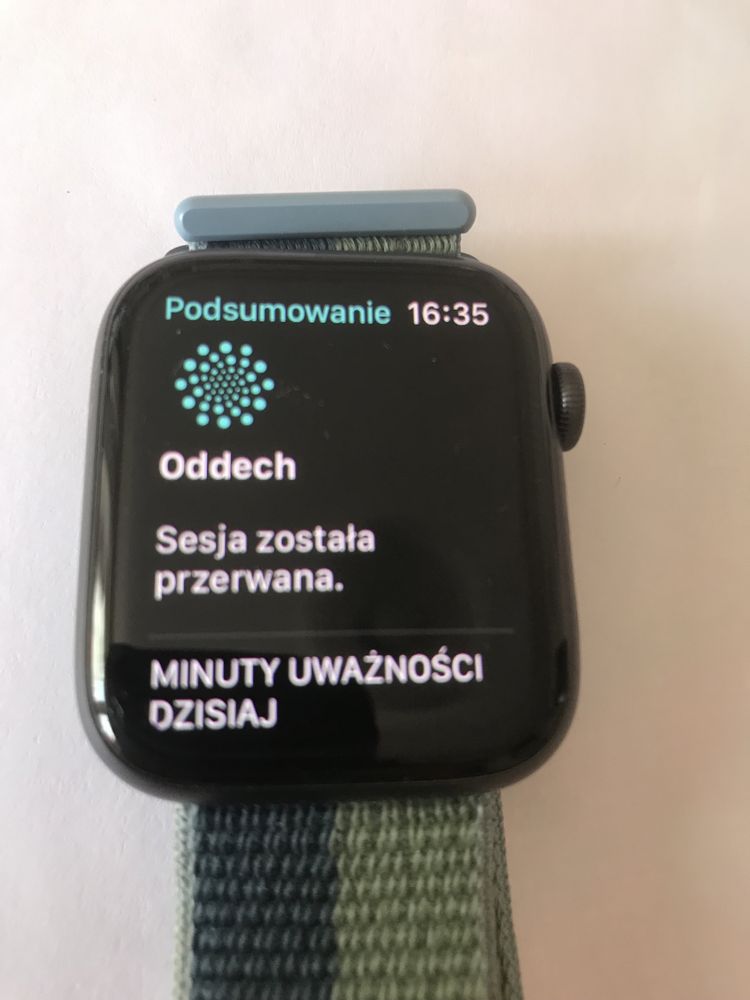 Smart Apple Watch SE 44mm, klasa A- z 2022r.