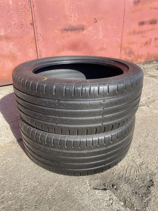 Opony Continental 215/45r17 87V ContiEcoContact 5 2szt uzywane letnie