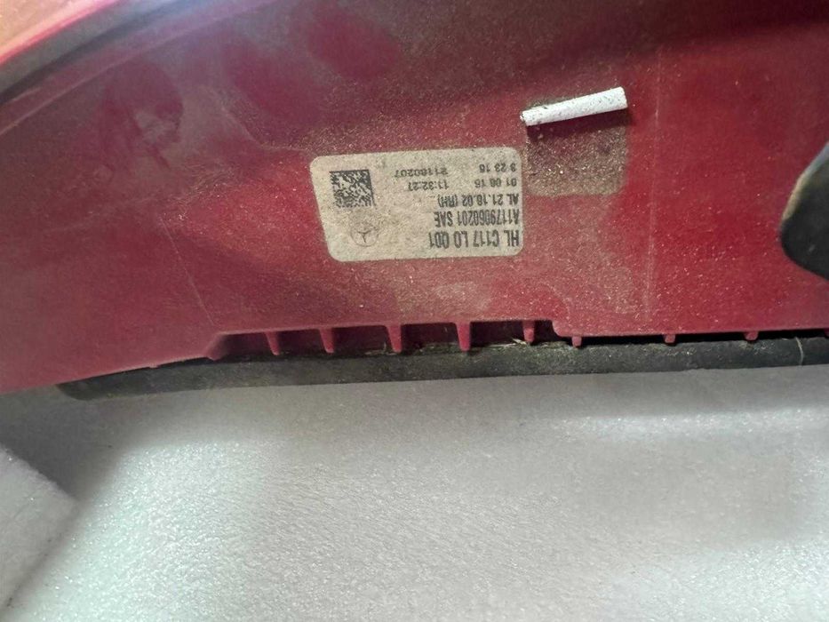 Mercedes-Benz CLA W117 Lampa tylna lewa i prawa europa