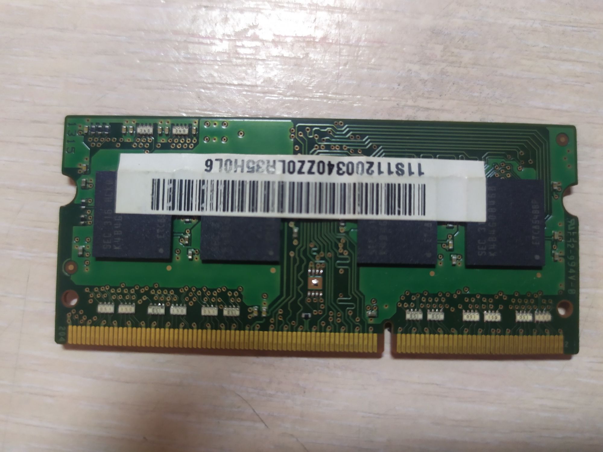 Операт. пам'ять DDR3 8Gb для ноутбука /2*4gb