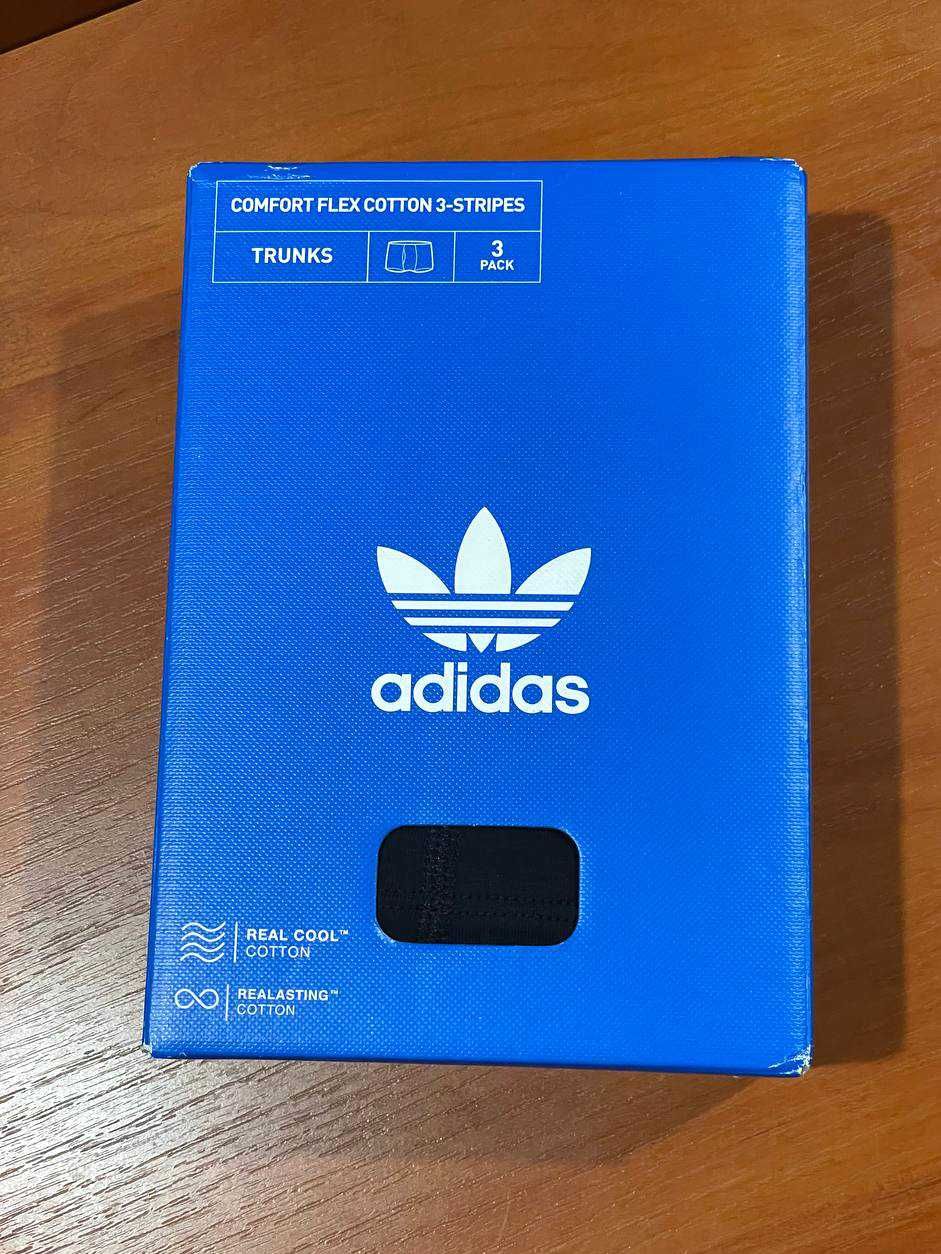 Adidas Originals Comfort Flex Cotton набір 3шт боксерки чоловічі труси