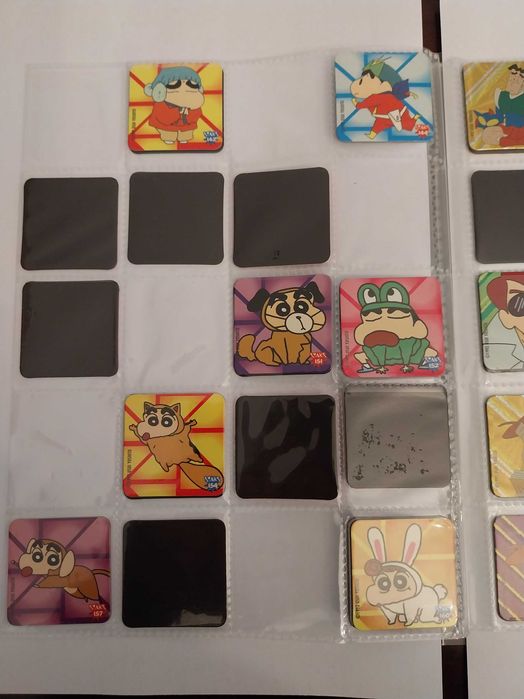 Álbum/Caderneta ShinChan Staks e 61 ímanes em muito bom estado, Panini