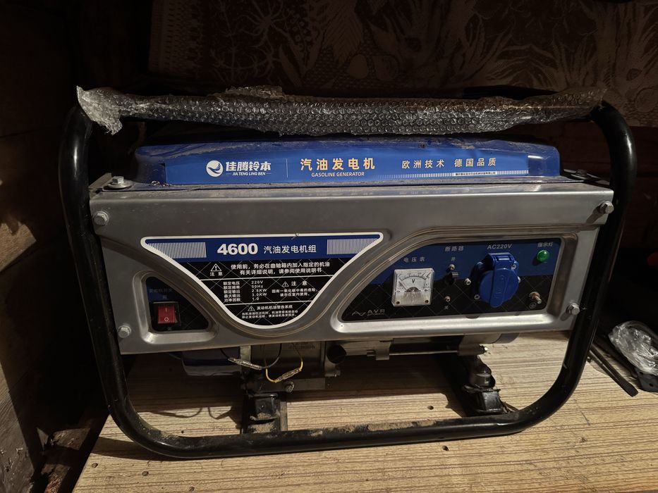 Бензиновий генератор Jia Teng Ling Ben 4600, 220В, AVR