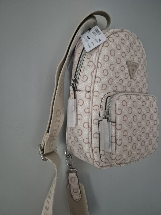 Plecak plecaczek na jedno ramię torebka crossbody bag Guess logo premi