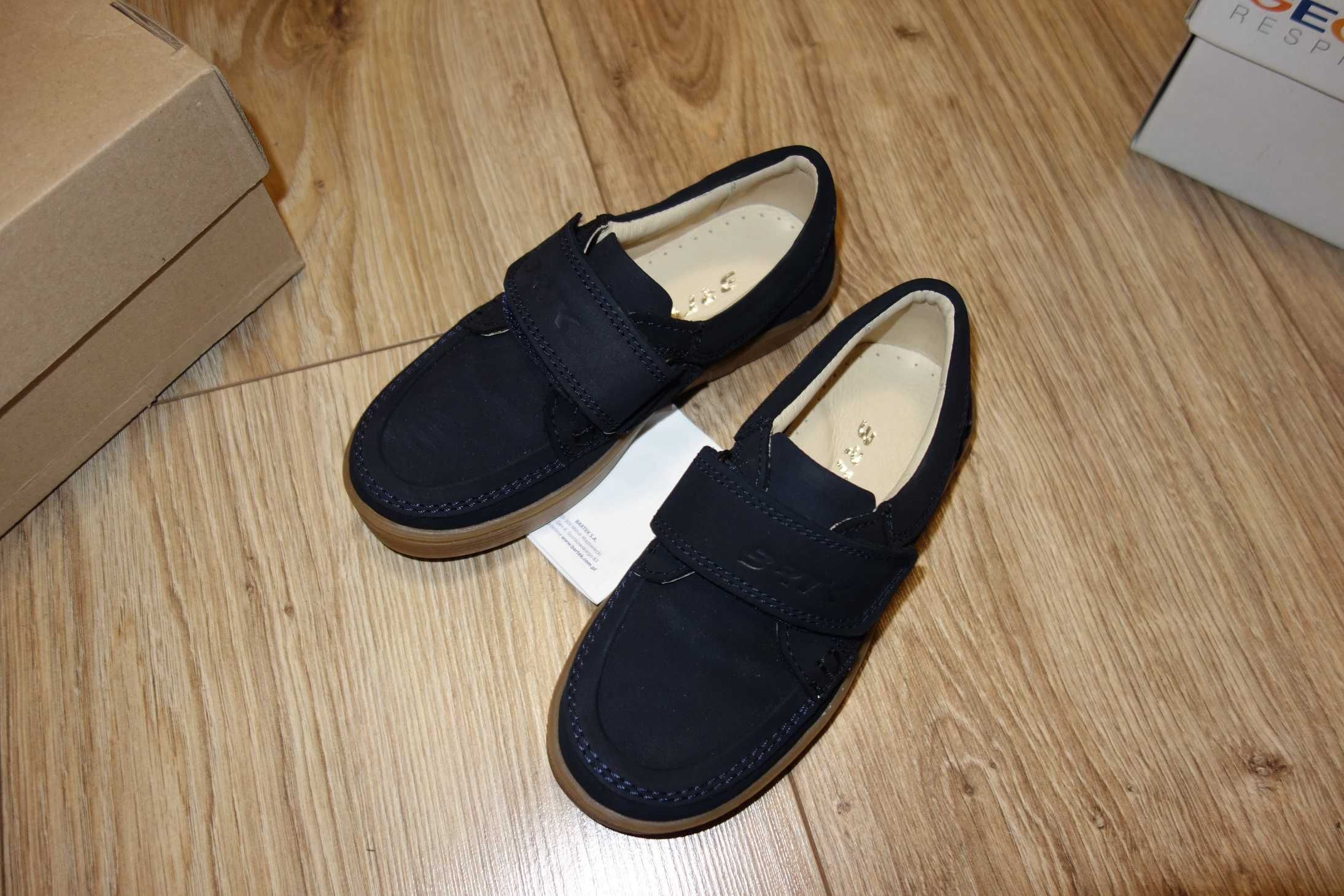 Bartek skórzane półbuty mokasyny sneakersy 29