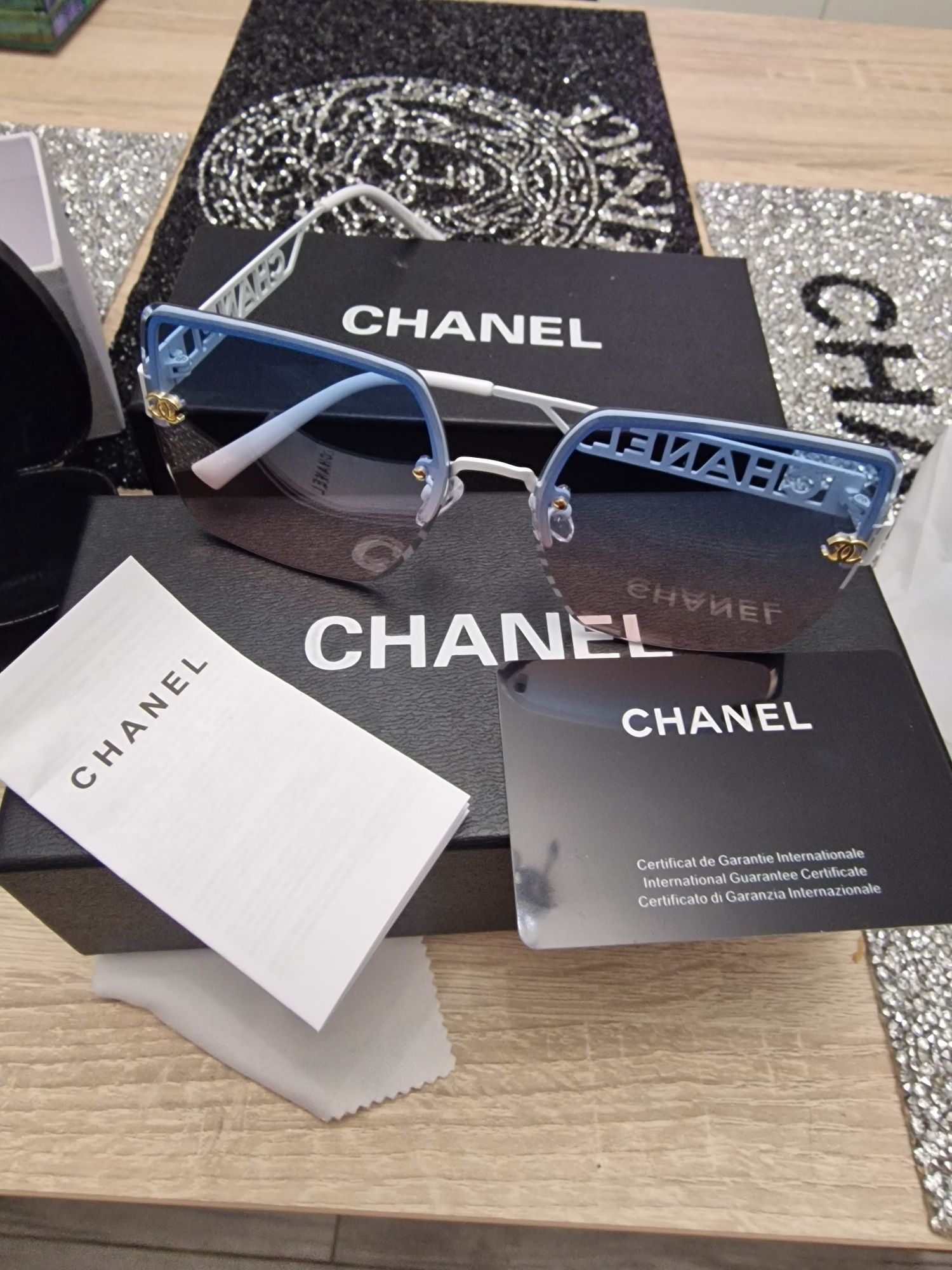 Okulary Chanel białej