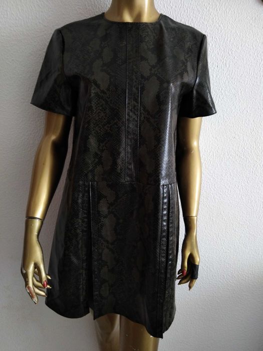 Vestido Capa Camuflado Tipo Pele Cobra Sfera Collection L