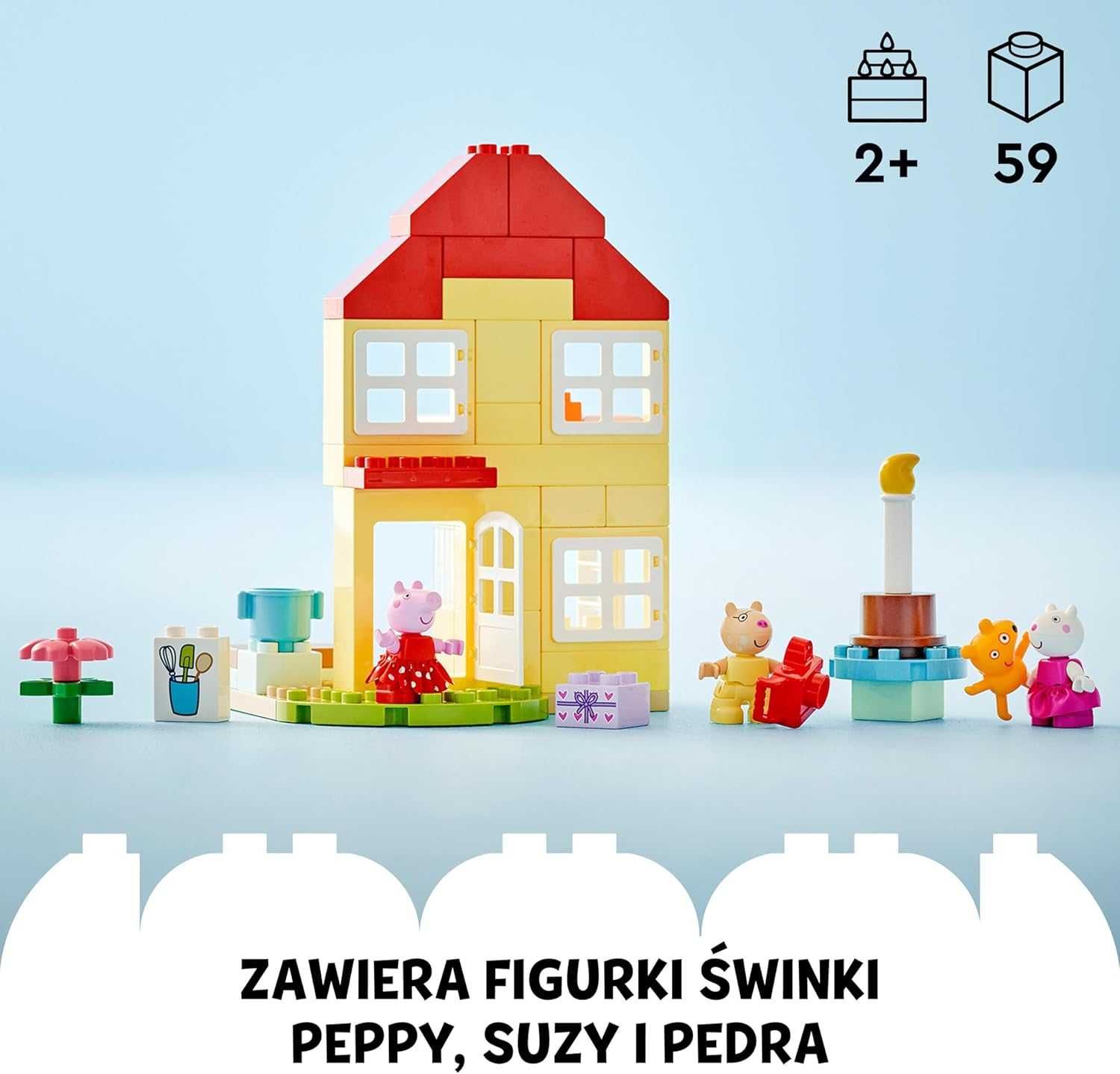LEGO DUPLO - Urodzinowy domek Peppy 10433