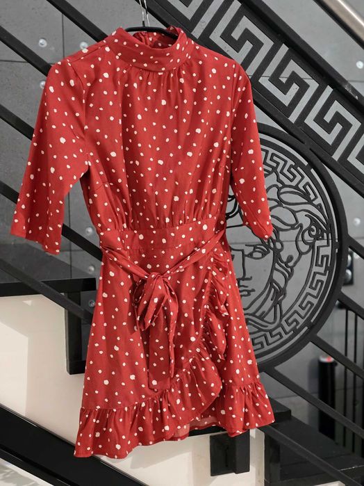 sukienka mini czerwona SM