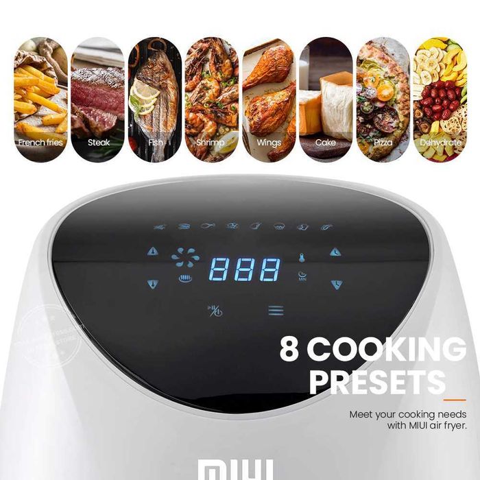 Аерофрітюрниця Xiaomi MIUI Air Fryer LED Touchscreen 4.6L Black