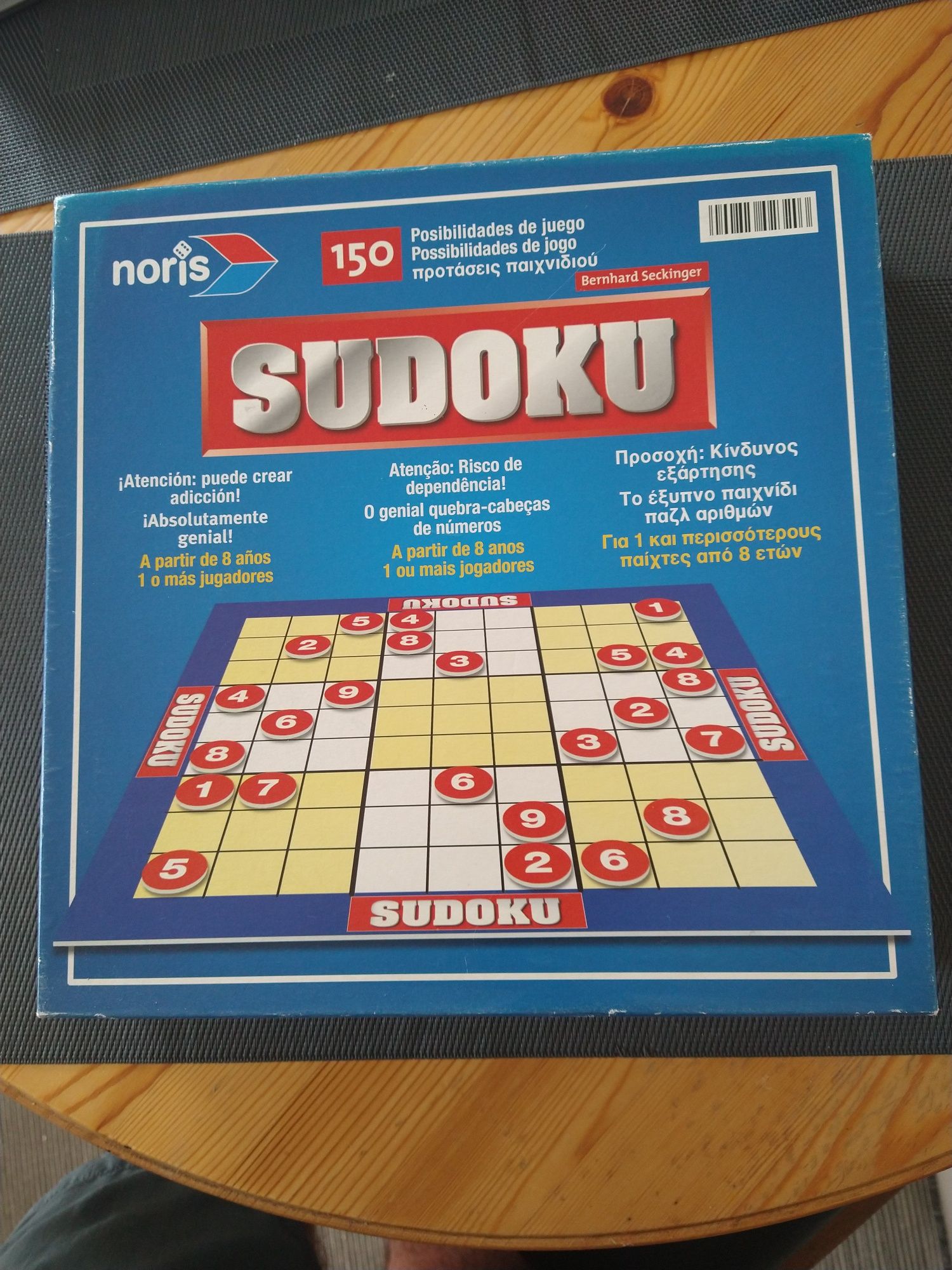 Sudoku jogo de tabuleiro
