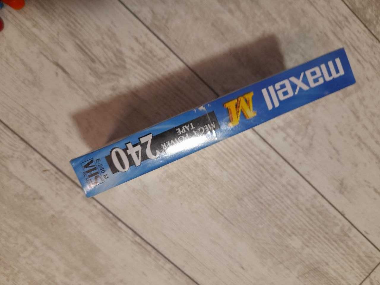 Відеокасета Maxell 240 mega pover tape 4 години, видеокассета