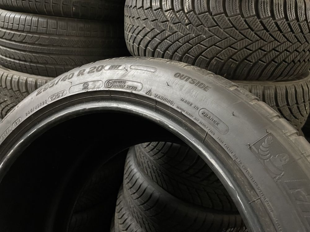 2xMichelin 295 40r20., 2018 4.5mm