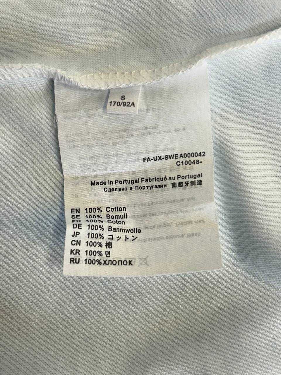 Футболка блакитна Acne Studios STOCKHOLM 1996 archive distressed M S
