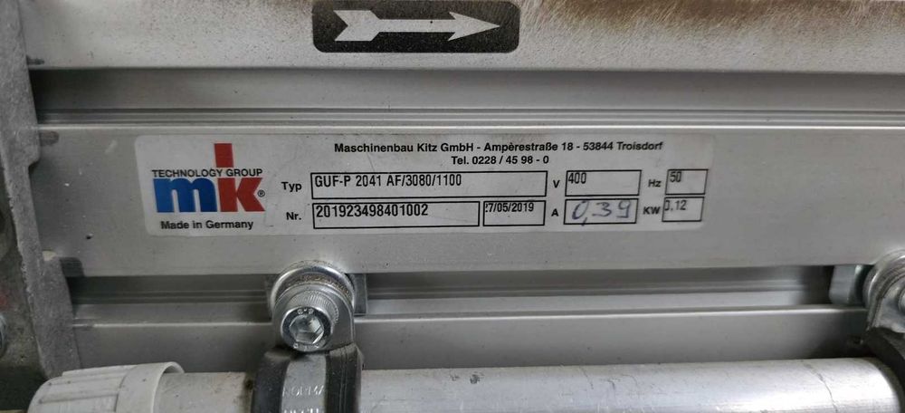 Podajnik taśmowy 3m długi 1100mm szeroki