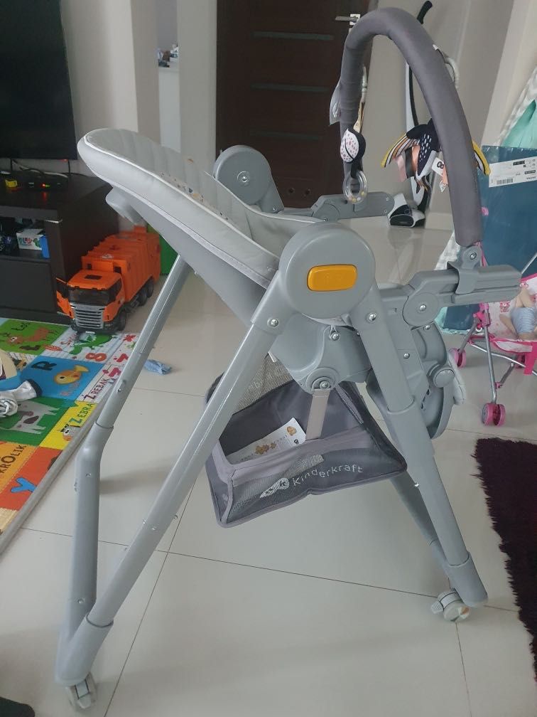Krzesełko do karmienia, leżaczek kinderkraft lastree
