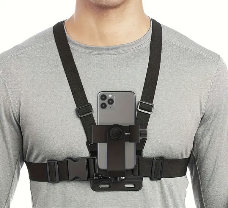 Suporte Peitoral e de Ombro para Telemóvel