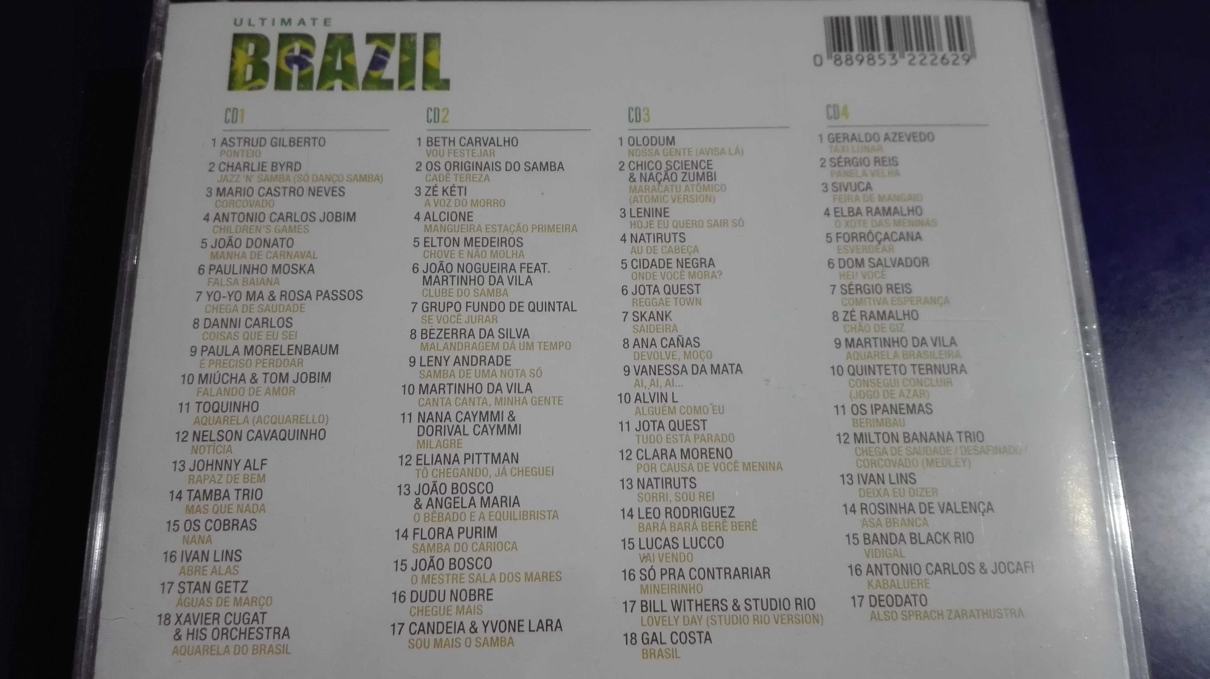 CDs Ultimate Brazil e Pure Brazil