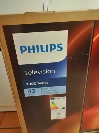 TV Philips 43PUS7406/12 43" 4K Ultra HD LED HDR10+ Android TV 10 nova!