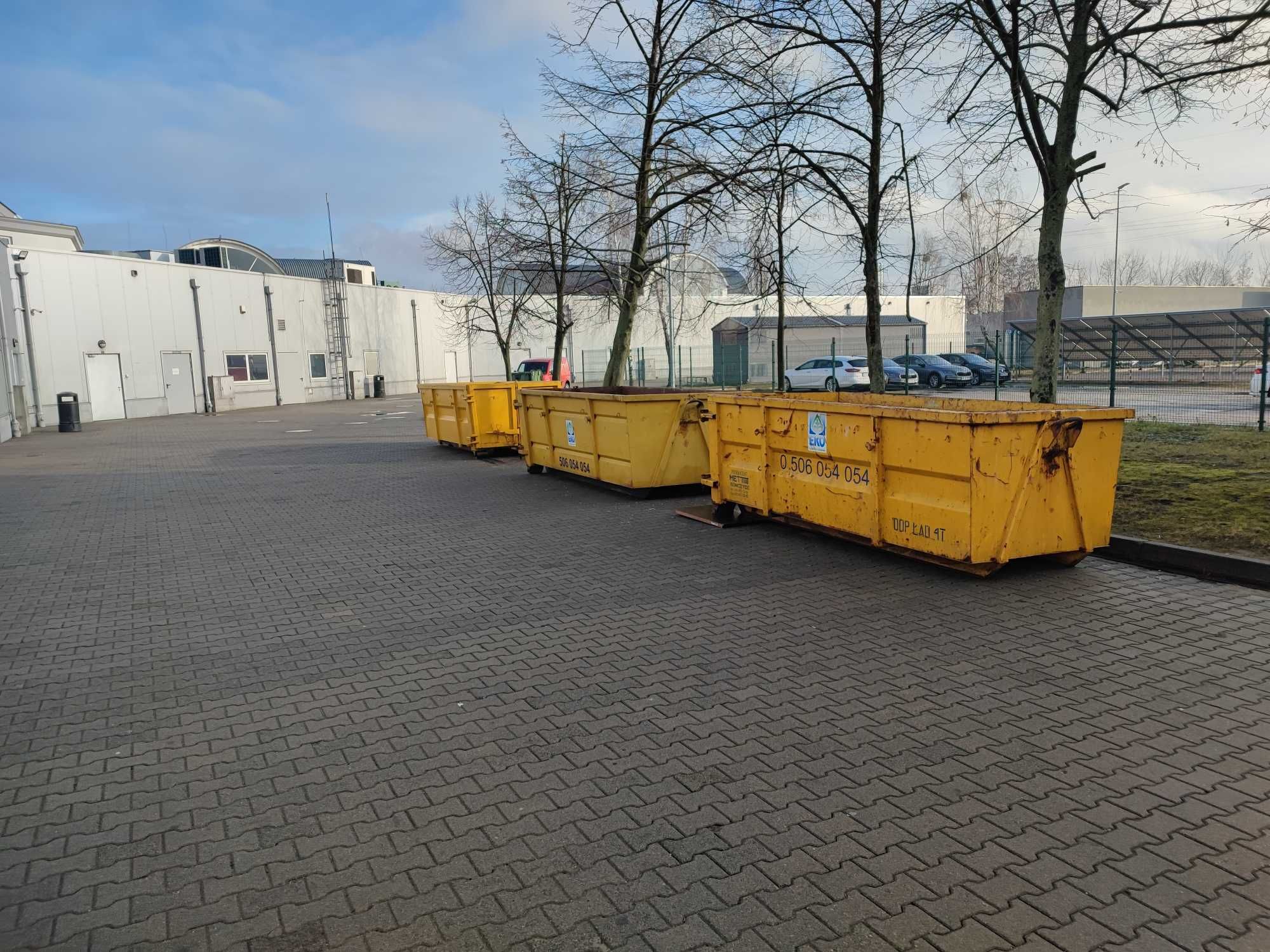 Wynajem kontenera na śmieci budowlane, gruz i inne odpady - Warszawa