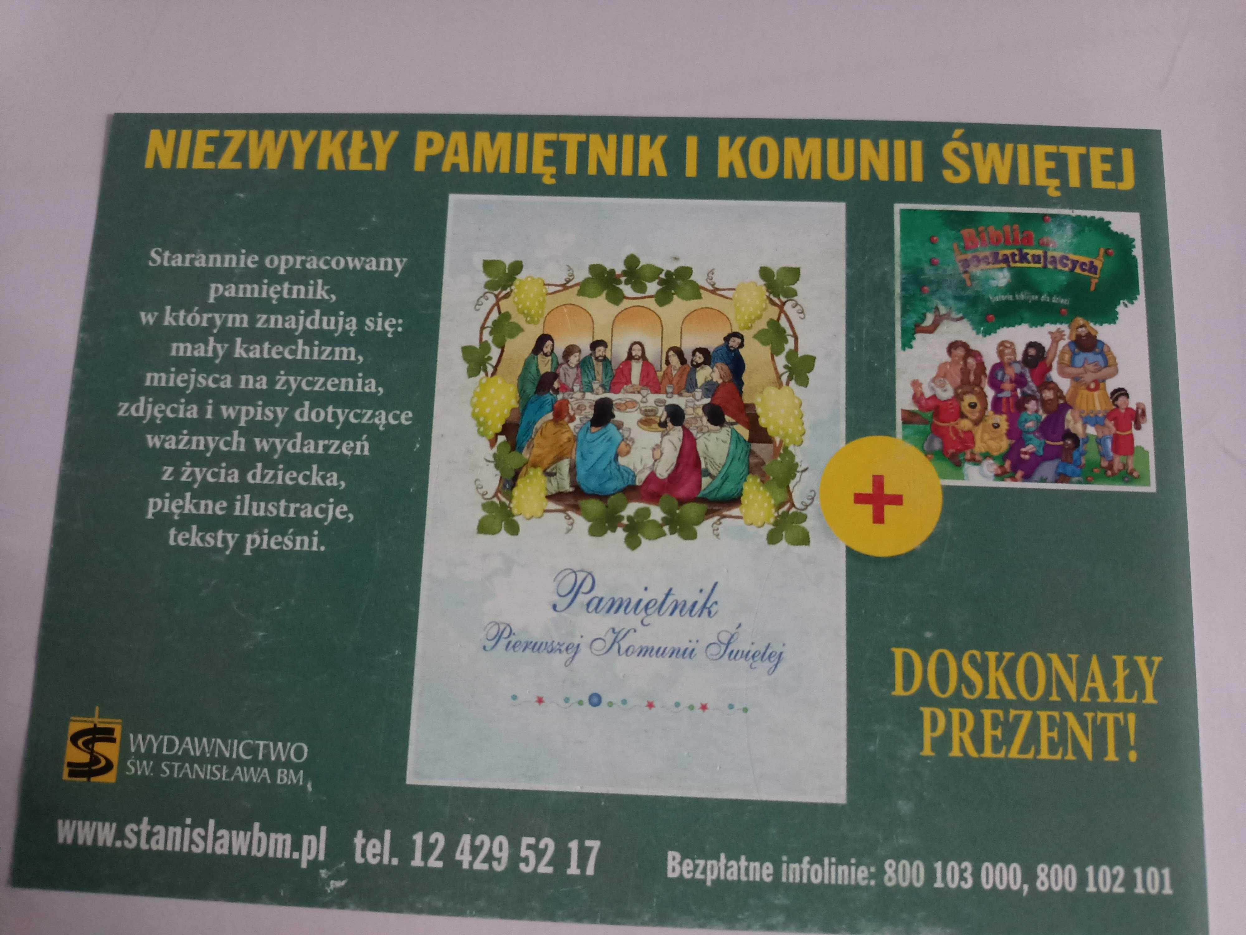 Pamiątką I komunii  Świętej.