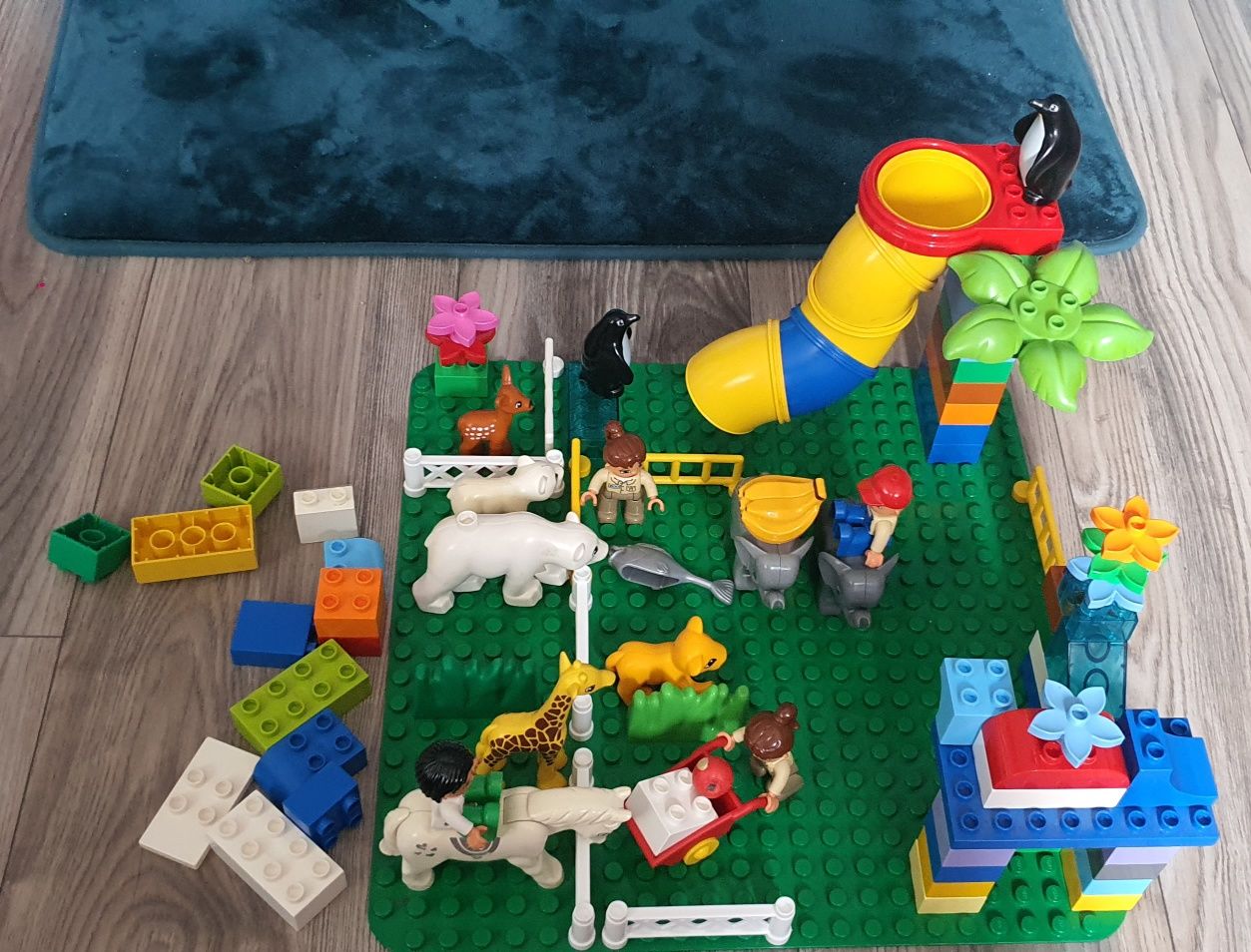 Lego duplo zoo z płytą