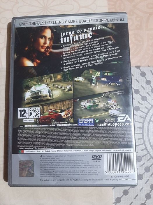 Jogo Need For Speed Most Wanted para PS2