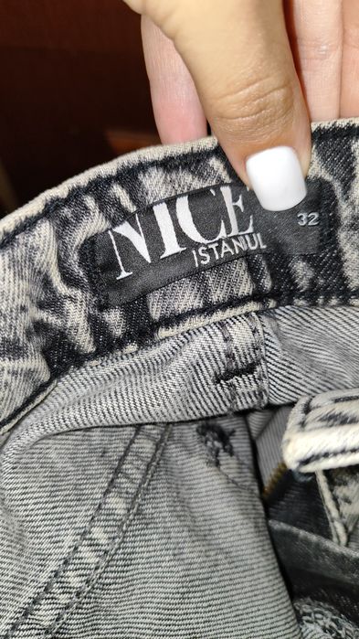 Джинси Mom's, сірі