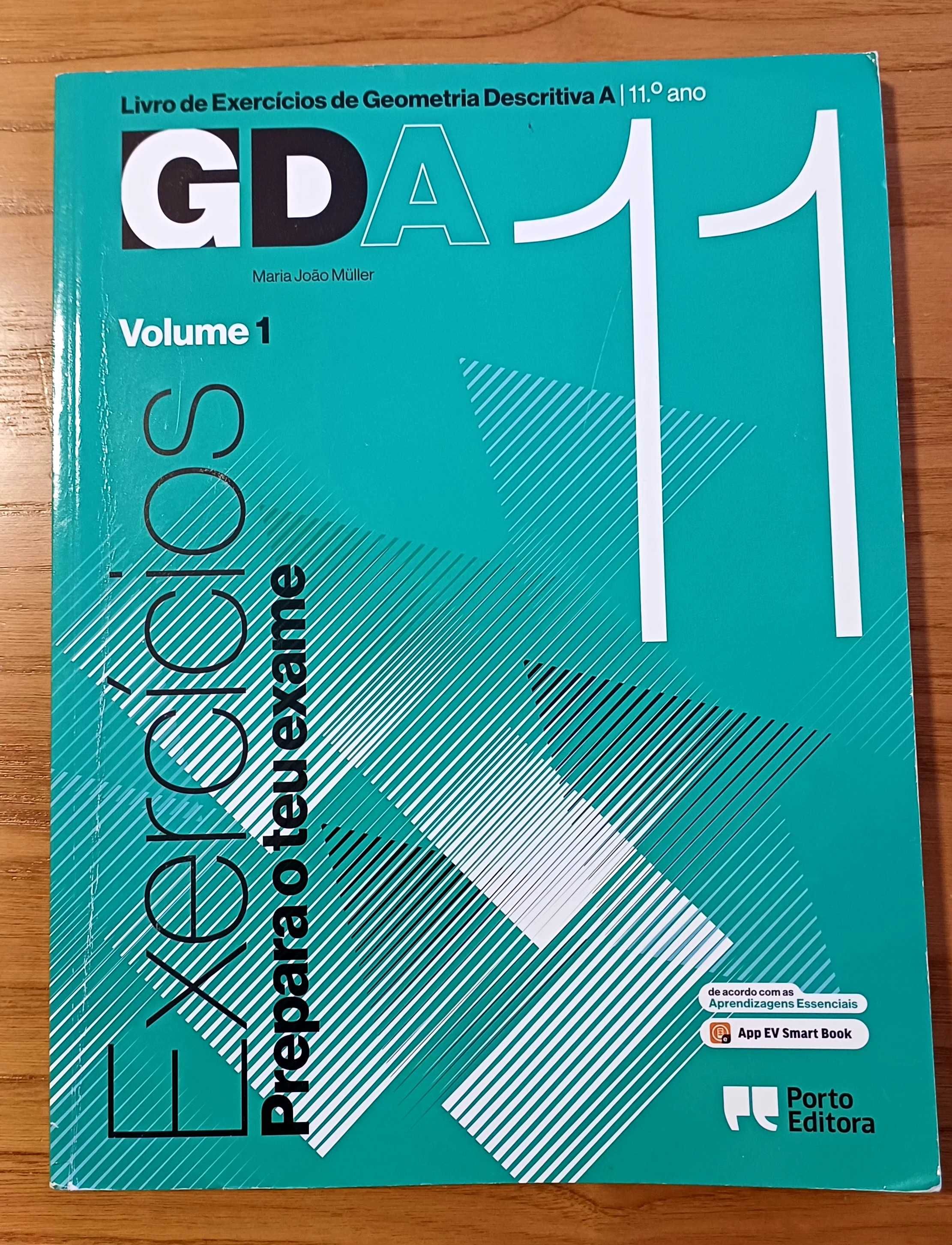 Livro Geometria Descritiva 10° ano e 11° volume 1, Porto Editora