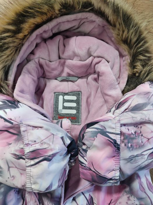 Зимний комбинезон на девочку 80 р-р