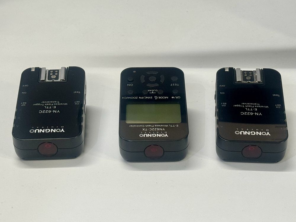 Wyzwalacze YONGNUO YN622C-TX i 2x YN622C Kit do CANON E-TTL