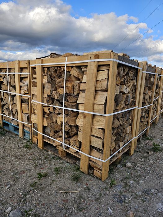 Drewno kominkowe opałowe buk klatka