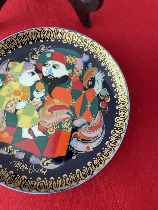 Aladdin plate no.3  Rosenthal Studio Bjorn Wiinblad Germany