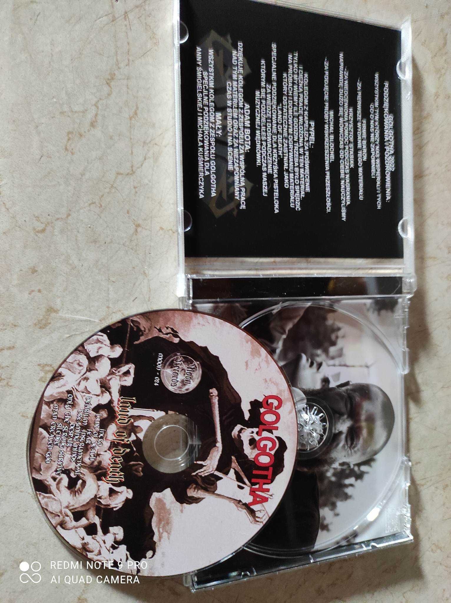 Płyta CD zespołu Golgotha ,,Land of death"