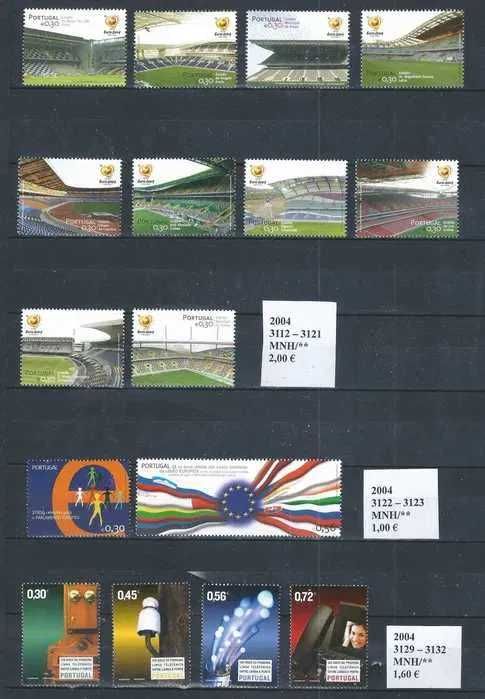 Selos Portugal 1977/2004 MNH/**