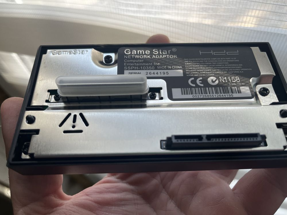 PlayStation2 network adapter do dyskow sata