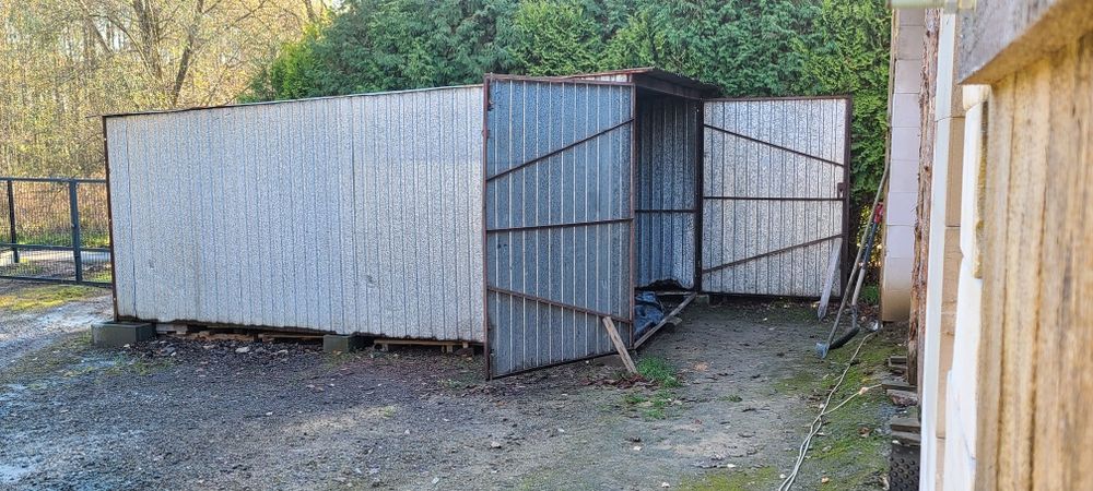 Garaż blaszany / Szopa / Blaszak / Budowa / 3x5