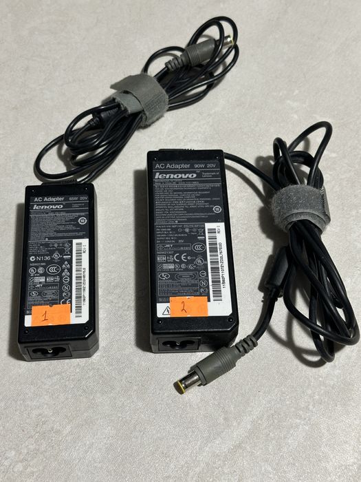 Блок живлення Lenovo 7.9x5.5mm/ 20V/ 65W/ 90W! Оригінал!