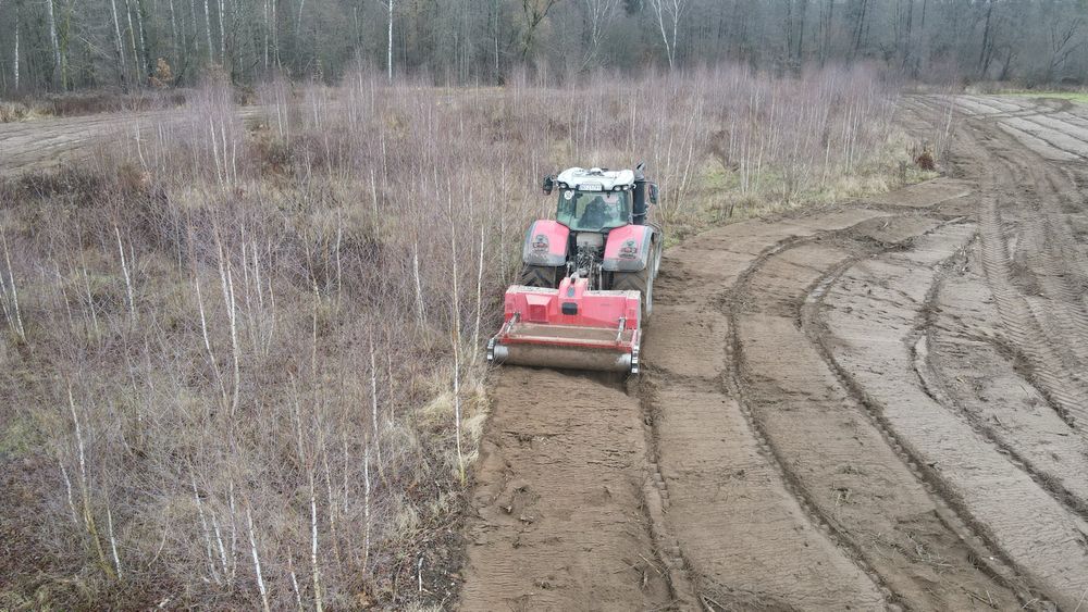 Mulczer wglebny,mulczowanie,karczowanie,frez wgłebny