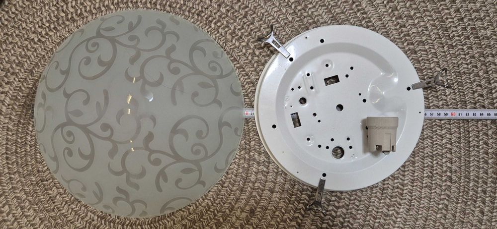 Світильники стельові круглі б/в