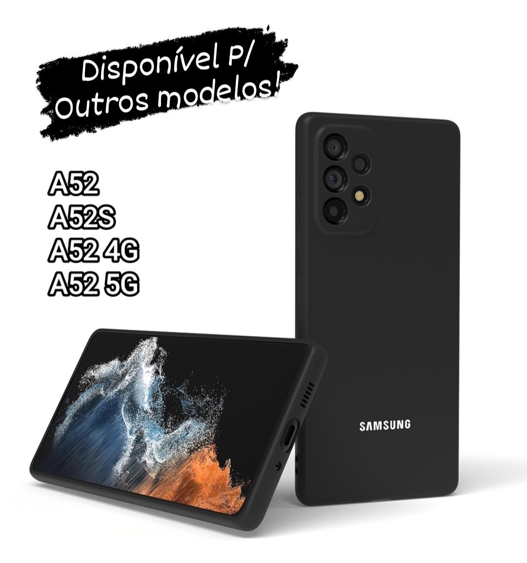Capa P/ Samsung A52 / A52S / A35 / M52 / S20 fe / A55 / A32 4G /A32 5G