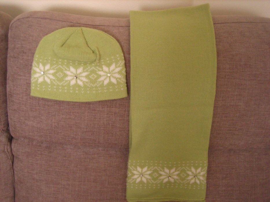 Cachecol e gorro menina