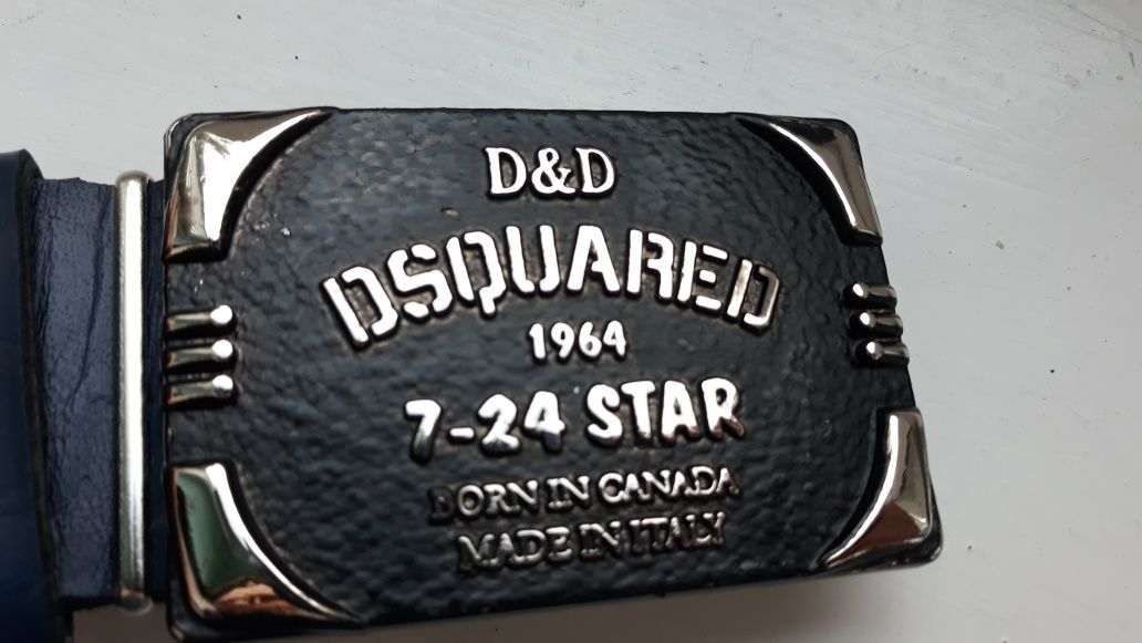 D&D DSQUARED 1964 Italy PREZENT Elegancja OKAZJA Piękny Skóra Gentlema