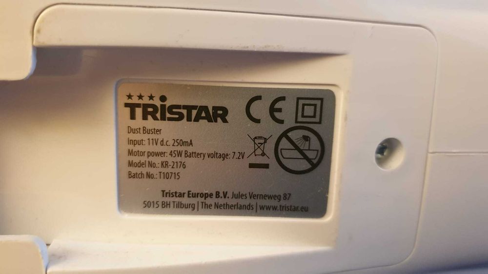 Mini-Aspirador Tristar - Precisa de Bateria Nova ou Vendo para Peças