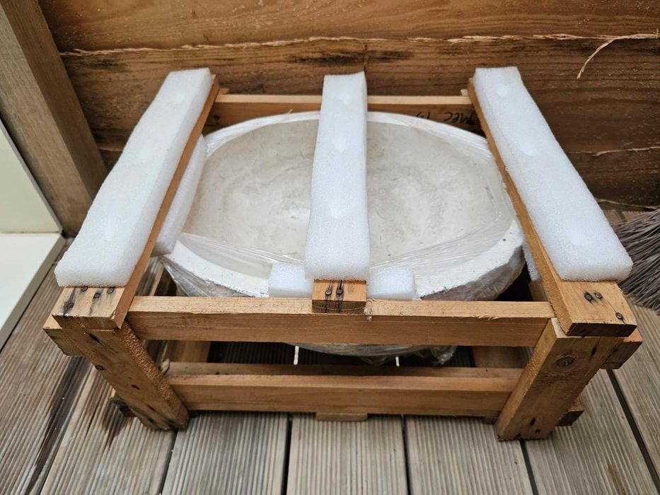 lavatorio de pousar 40-cm bege pedra